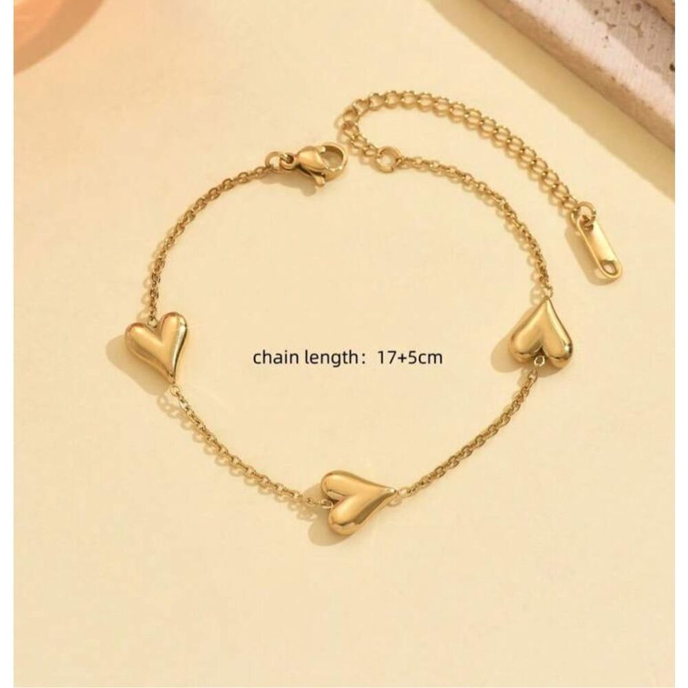 Silver Heart Bracelet - Picture 6 of 9